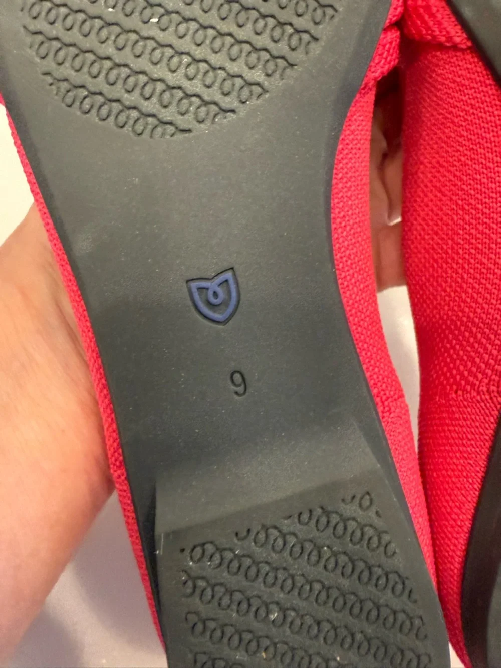 Rothy's Women’s Flats The Knot Point II Starfish Pink “In Love Sole” Sz 9 NEW - Picture 10 of 12